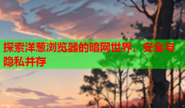 探索洋葱浏览器的暗网世界，安全与隐私并存