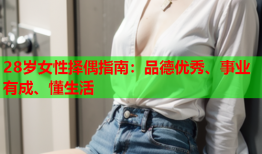 28岁女性择偶指南：品德优秀、事业有成、懂生活