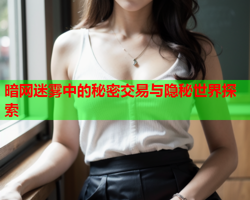 暗网迷雾中的秘密交易与隐秘世界探索