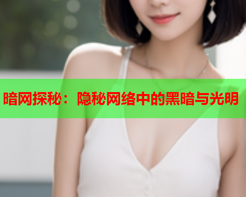 暗网探秘：隐秘网络中的黑暗与光明