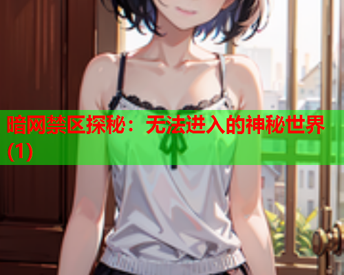 暗网禁区探秘：无法进入的神秘世界(1)