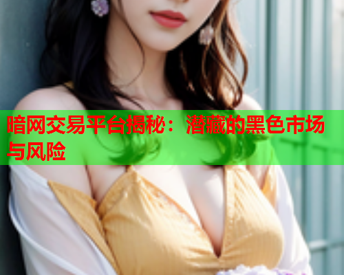 暗网交易平台揭秘：潜藏的黑色市场与风险